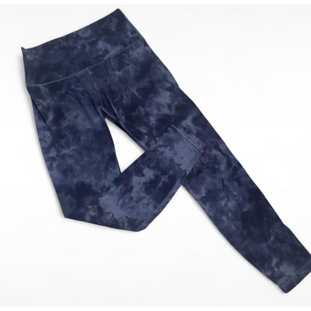 Lululemon Align High-Rise Pant 25 Diamond Dye Naval Blue Yoga Leggings Size 6
